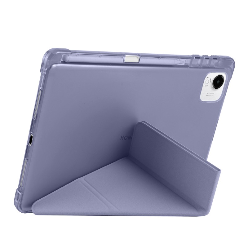 Honor Pad X9A Case Zore Tri Folding Pen Compartment Stand Case - 4