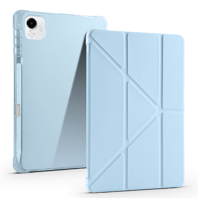 Honor Pad X9A Kılıf Zore Tri Folding Kalem Bölmeli Standlı Kılıf - Zore