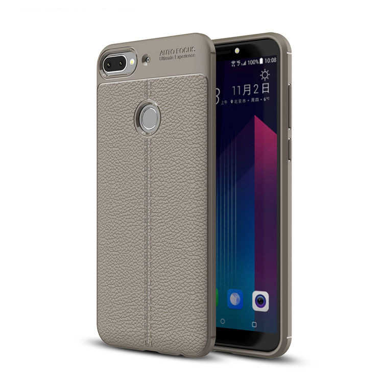 HTC Desire 12 Plus Kılıf Zore Niss Silikon Kapak - Gri
