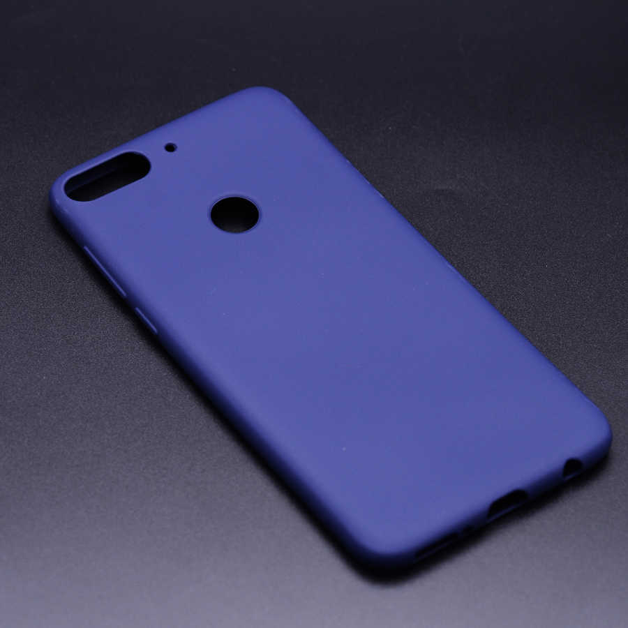HTC Desire 12 Plus Kılıf Zore Premier Silikon Kapak - Lacivert