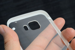 HTC One M9 Kılıf Zore Dört Noktalı Kapak - Thumbnail
