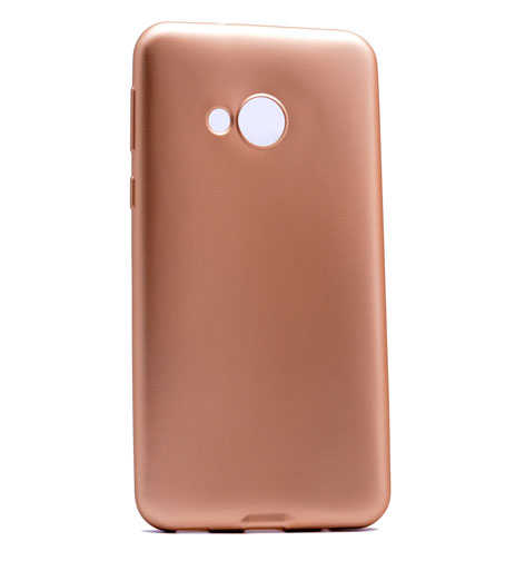 HTC U11 Kılıf Zore Premier Silikon Kapak - Gold