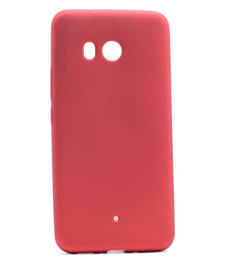 HTC U11 Kılıf Zore Premier Silikon Kapak - Kırmızı