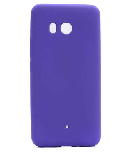 HTC U11 Kılıf Zore Premier Silikon Kapak - Mor