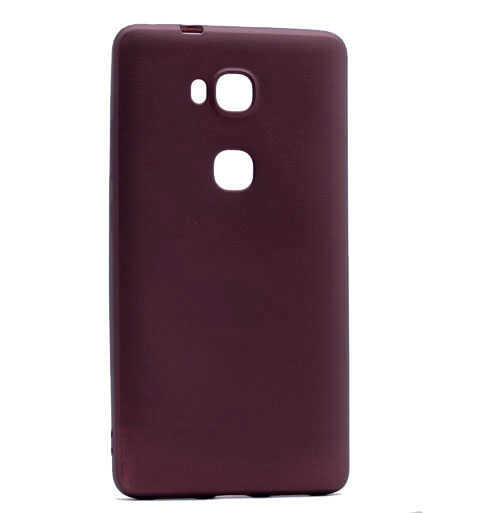 Huawei GR5 Kılıf Zore Premier Silikon Kapak - Mürdüm