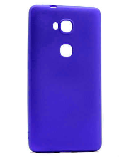Huawei GR5 Kılıf Zore Premier Silikon Kapak - Saks Mavi