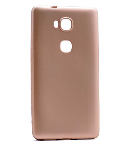 Huawei GR5 Kılıf Zore Premier Silikon Kapak - Gold