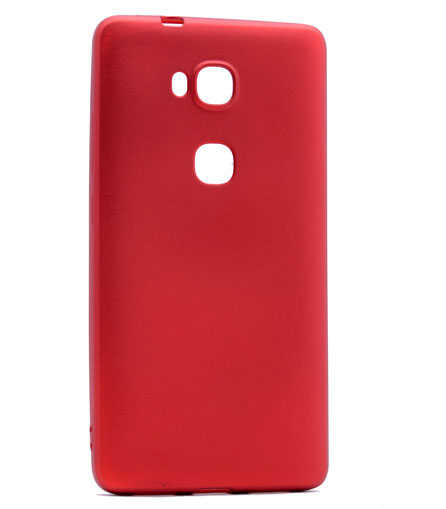 Huawei GR5 Kılıf Zore Premier Silikon Kapak - Kırmızı