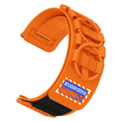 Huawei GT2 42mm Zore KRD-112 20mm Orbital Braided Rope Designed Nylon Fabric Mesh Cord - Zore