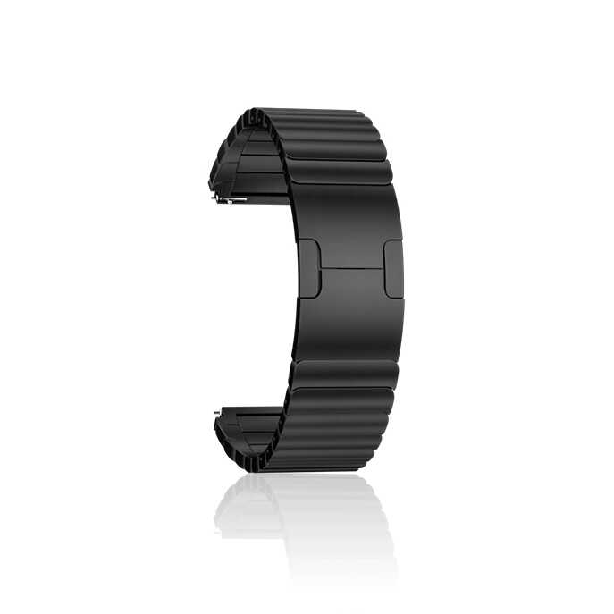 Huawei GT2 46mm KRD-35 22mm Metal Kordon - Siyah