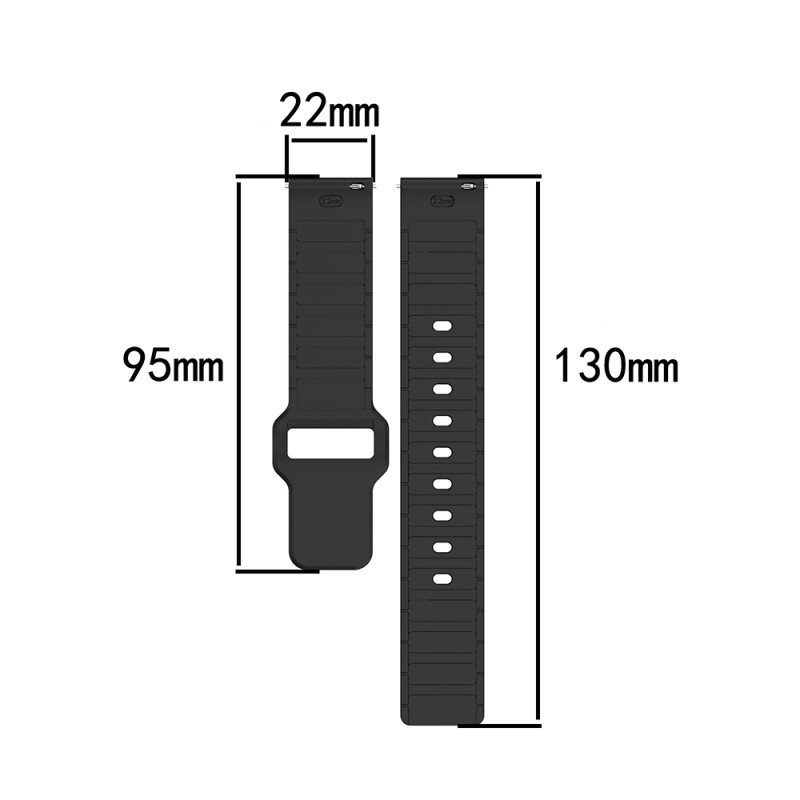 Huawei GT2 46mm Zore KRD-132 22mm Silicone Cord Strap Strap - 43