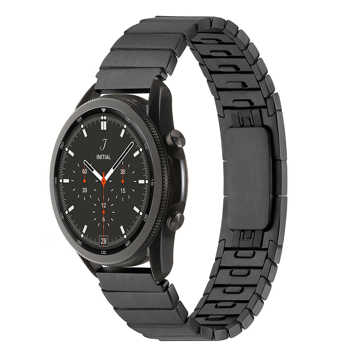 Huawei GT2 46mm Zore KRD-82 22mm Metal Kordon - Siyah