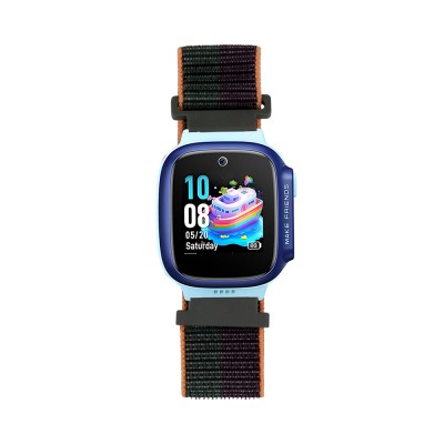 Huawei GT4 41mm Zore KRD-03 18mm Kids Special Mesh Strap Koyu Yeşil-Mor