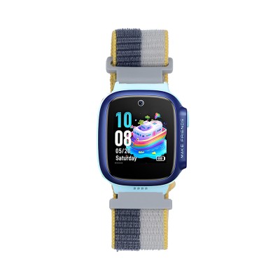 Huawei GT4 41mm Zore KRD-03 18mm Kids Special Mesh Strap Lila-Gri