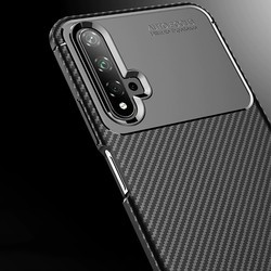 Huawei Honor 20 Case Zore Negro Silicon Cover - 4