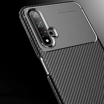 Huawei Honor 20 Case Zore Negro Silicon Cover - 4