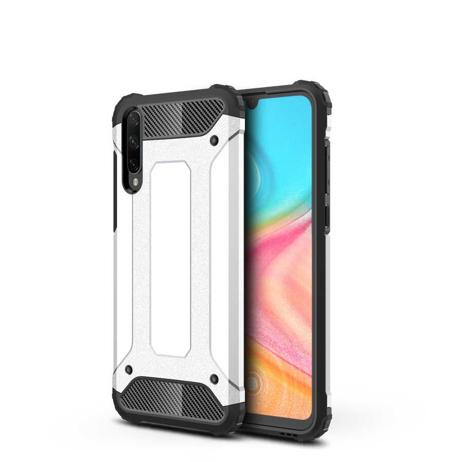 Huawei Honor 20 Lite Kılıf Zore Crash Silikon Kapak - Gri