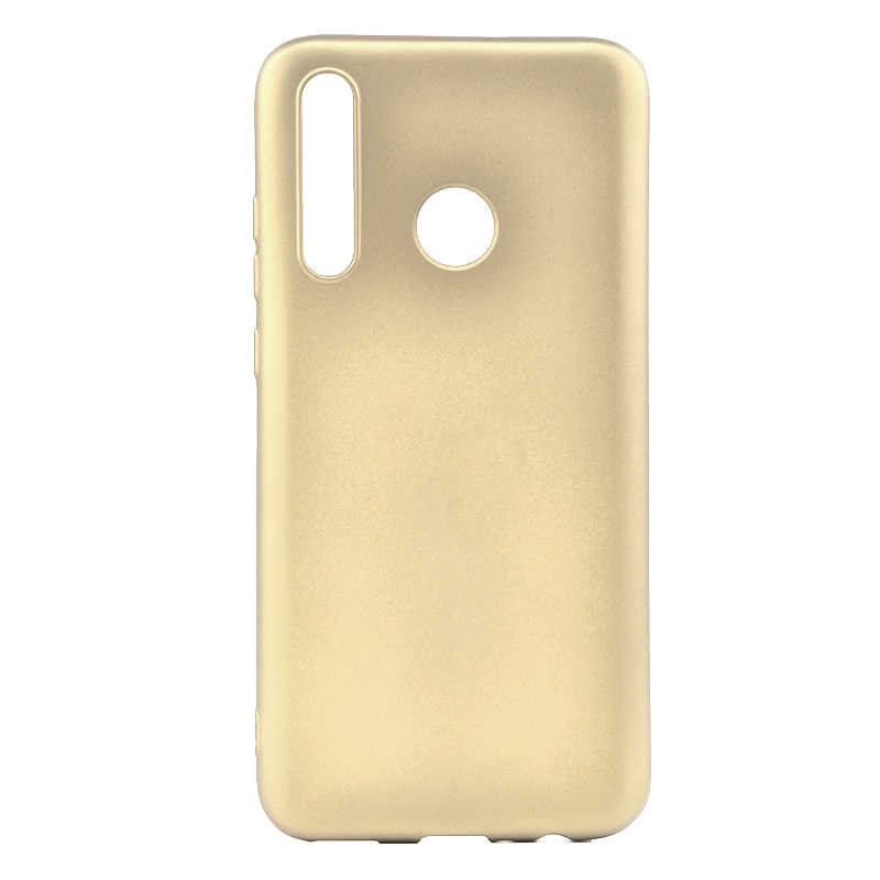 Huawei Honor 20 Lite Kılıf Zore Premier Silikon Kapak - Gold