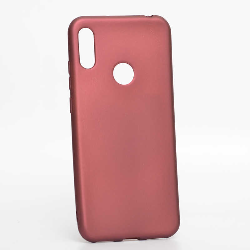 Huawei Honor 8A Kılıf Zore Premier Silikon Kapak - Mürdüm