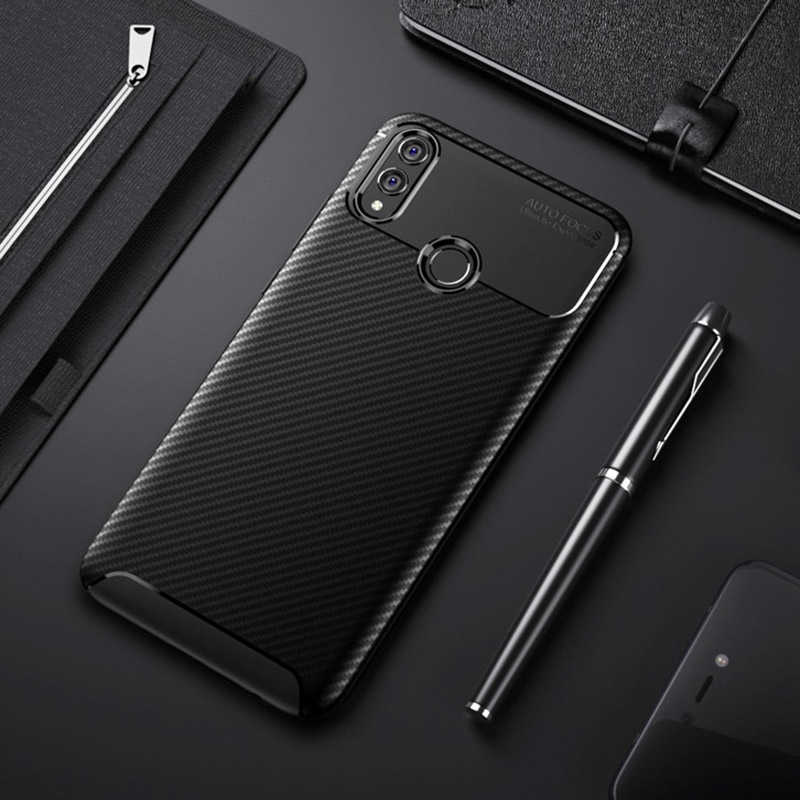 Huawei Honor 8X Kılıf Zore Negro Silikon Kapak - Siyah