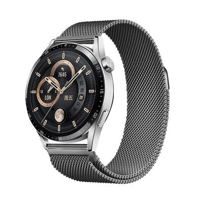 Huawei Honor Magic 2 46mm Zore Band-12 22mm Metal Mesh Band - Zore