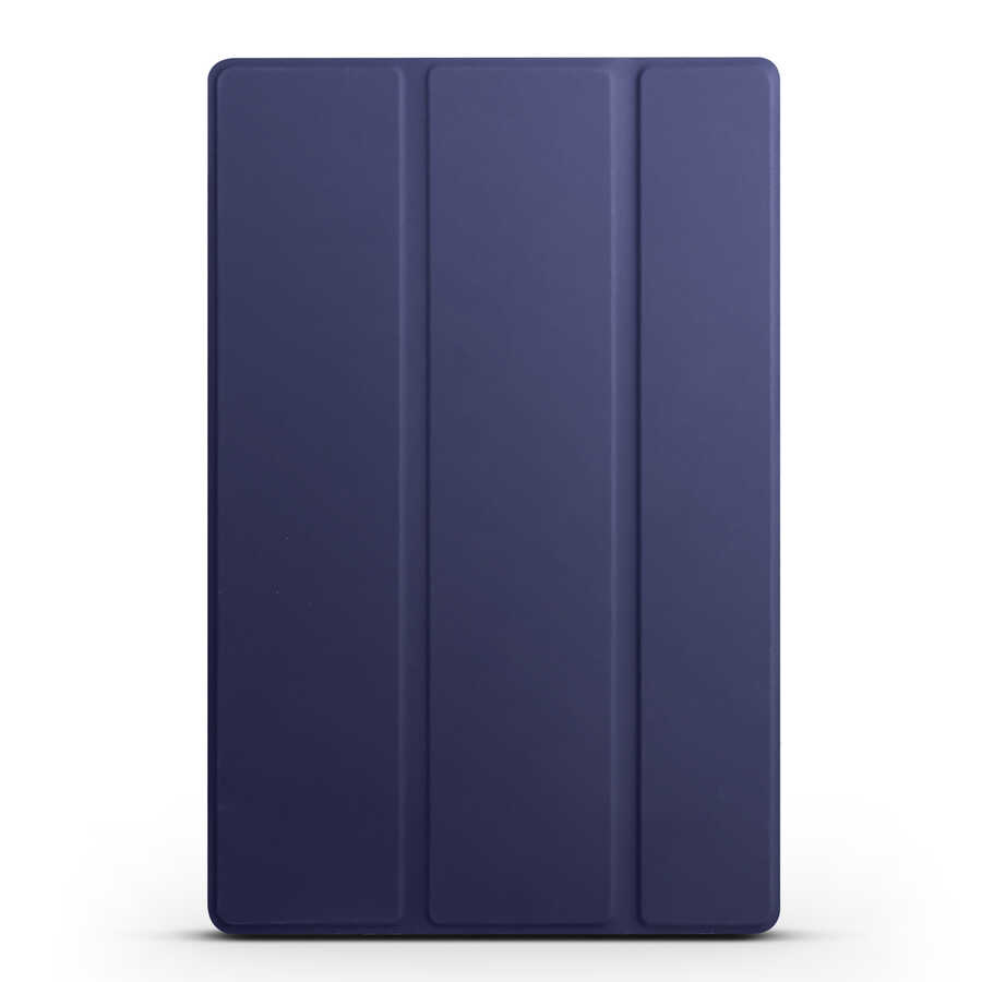 Huawei Honor Pad 8 Zore Smart Cover Standlı 1-1 Kılıf - Lacivert