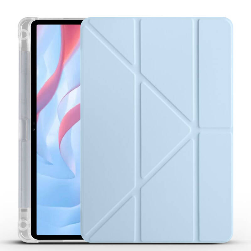 Huawei Honor Pad X9 11.5' Case Zore Tri Folding Stand Case with Pen Compartment - 8