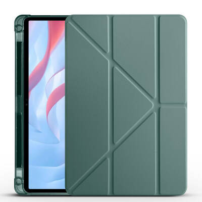 Huawei Honor Pad X9 11.5' Case Zore Tri Folding Stand Case with Pen Compartment - 4