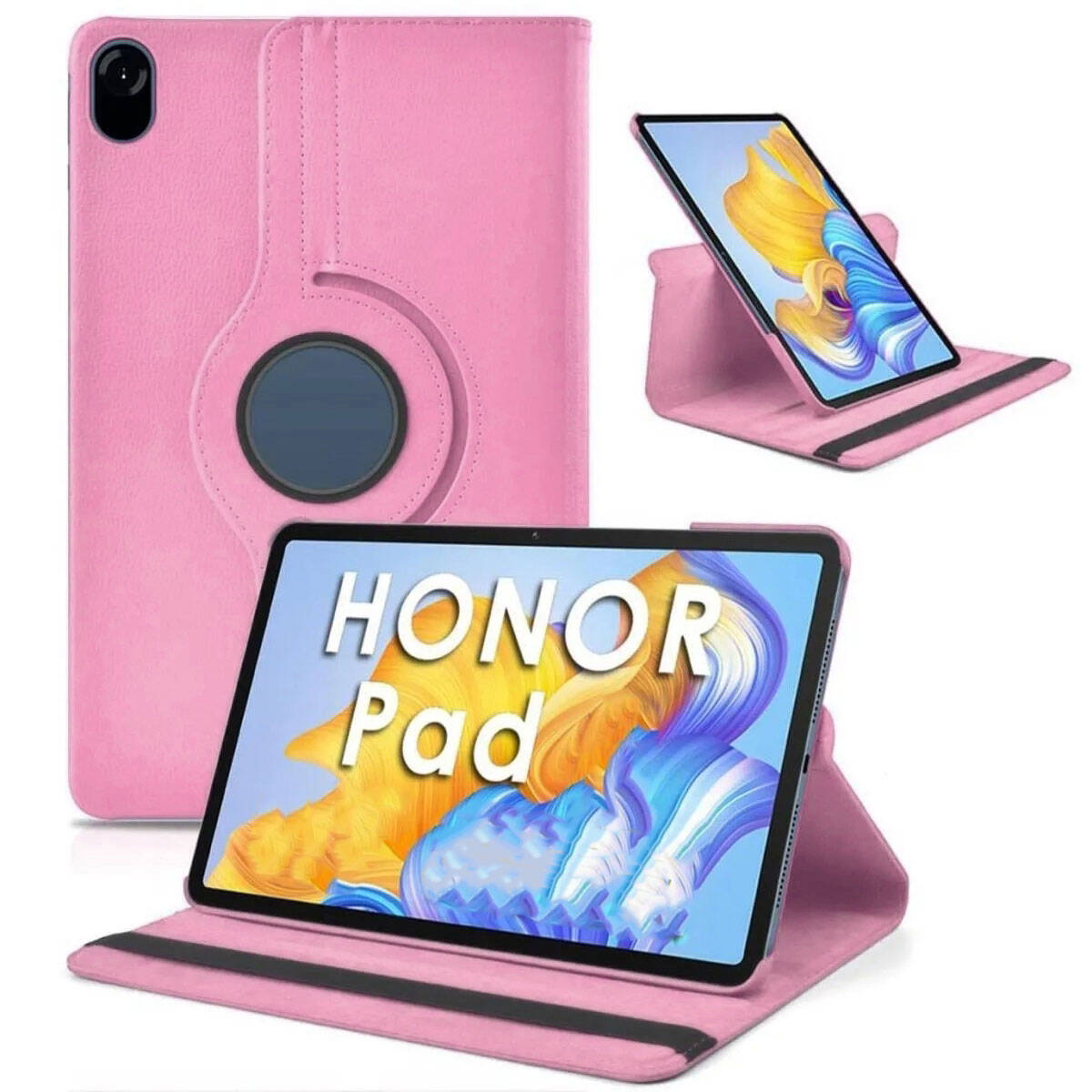 Huawei Honor Pad X9 11.5' NXXA Dönebilen Standlı Kılıf-Pembe