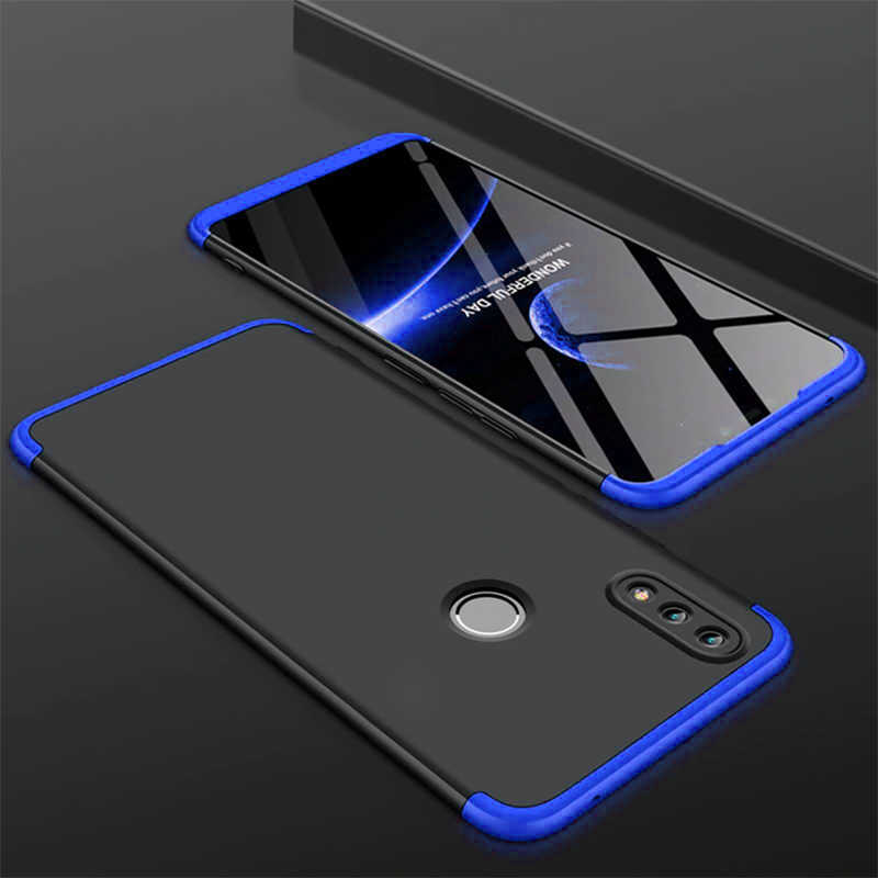 Huawei Honor Play Kılıf Zore Ays Kapak - Siyah-Mavi