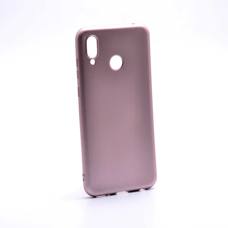 Huawei Honor Play Kılıf Zore Premier Silikon Kapak - Rose Gold