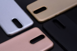 Huawei Mate 10 Lite Kılıf İ-Zore Karbon Silikon - Thumbnail