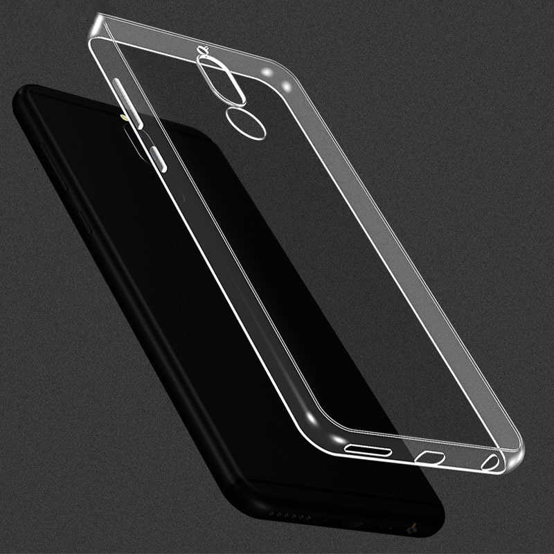 Huawei Mate 10 Lite Kılıf Zore Süper Silikon Kapak - Renksiz