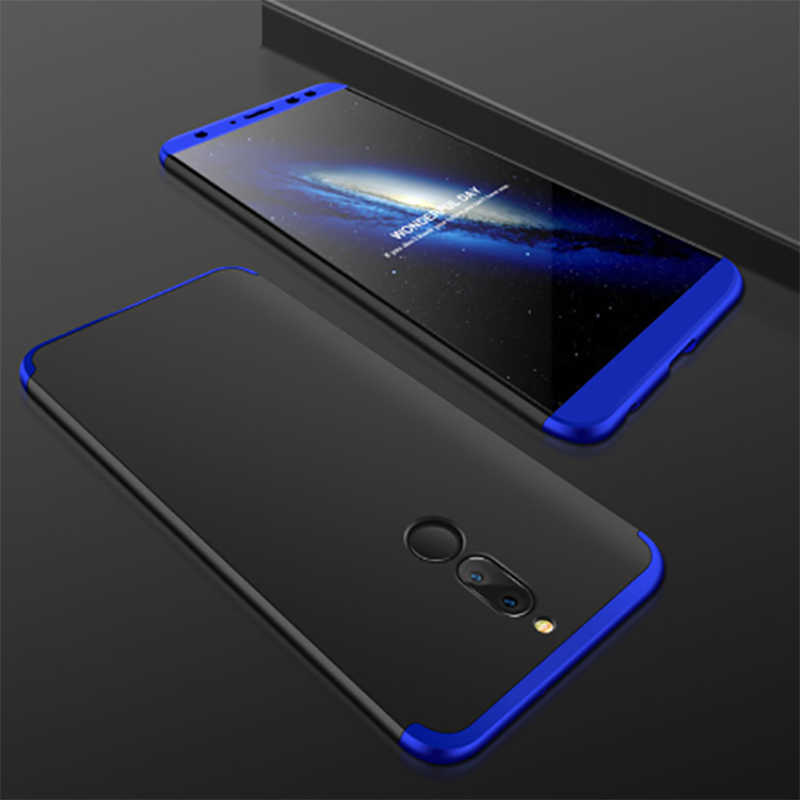 Huawei Mate 10 Lite Kılıf Zore Ays Kapak - Siyah-Mavi