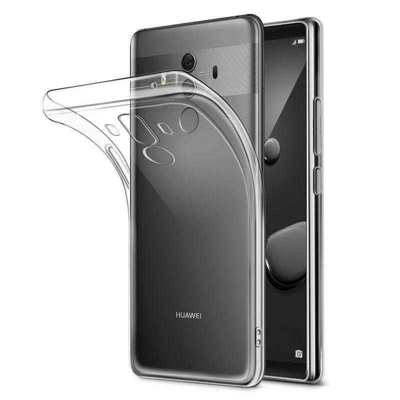 Huawei Mate 10 Pro Kılıf Zore Süper Silikon Kapak - Renksiz