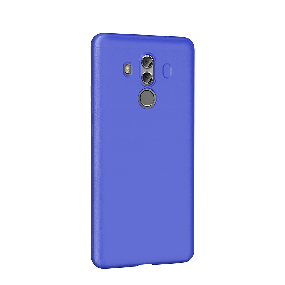 Huawei Mate 10 Pro Kılıf Zore Premier Silikon Kapak - Saks Mavi