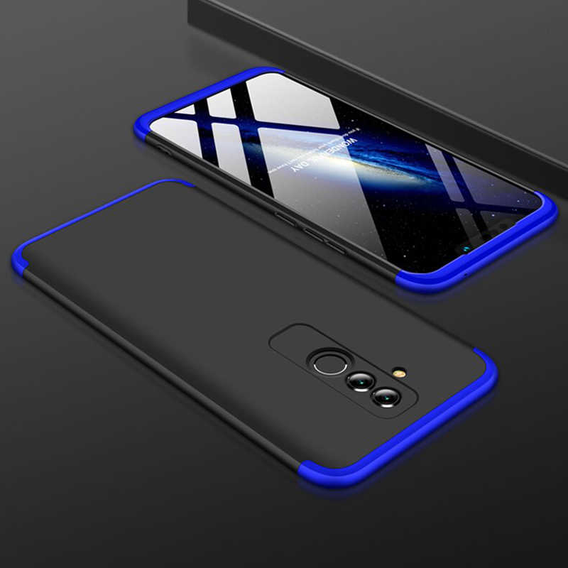 Huawei Mate 20 Lite Kılıf Zore Ays Kapak - Siyah-Mavi