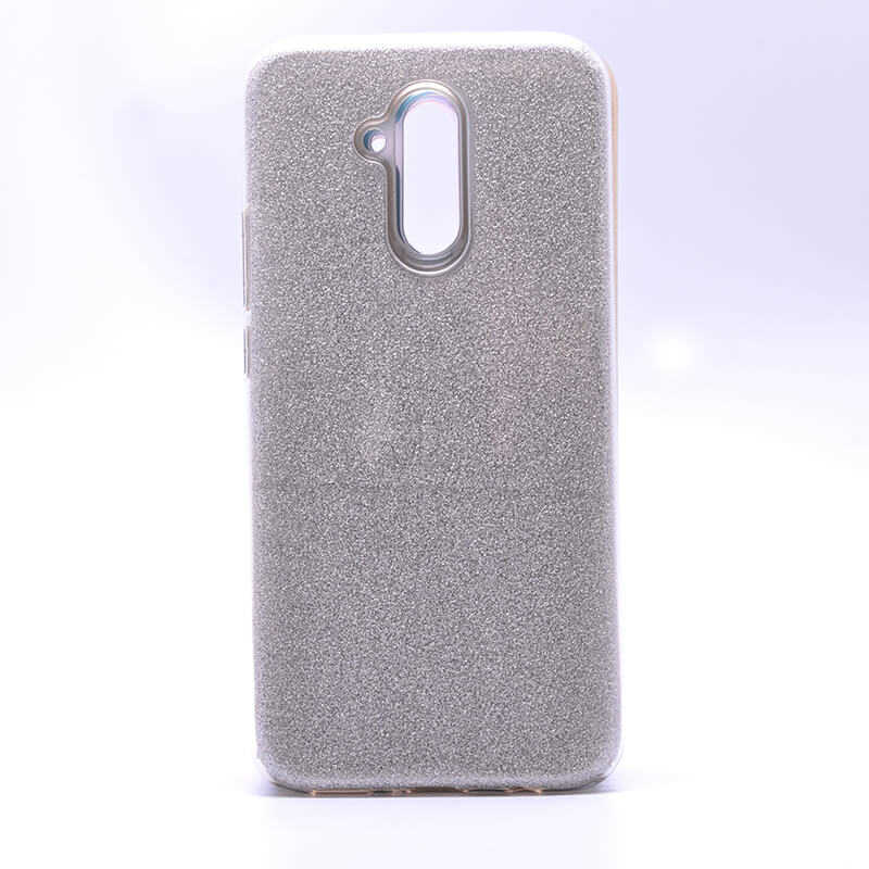 Huawei Mate 20 Lite Kılıf Zore Shining Silikon - Gümüş
