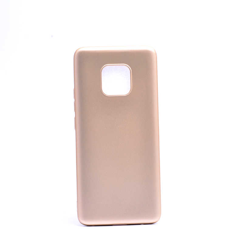 Huawei Mate 20 Pro Kılıf Zore Premier Silikon Kapak - Gold