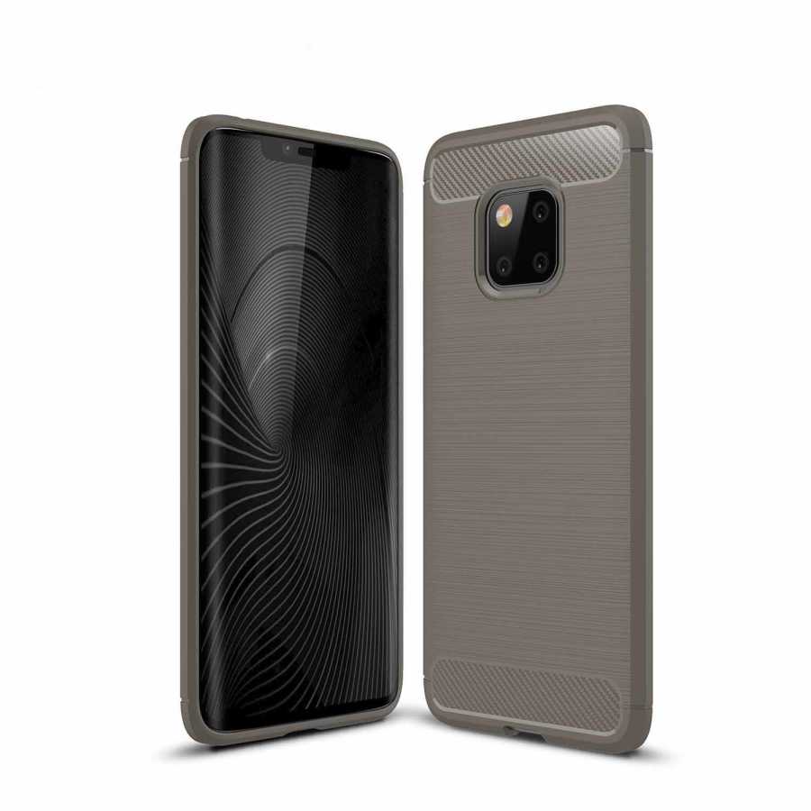 Huawei Mate 20 Pro Kılıf Zore Room Silikon Kapak - Gri