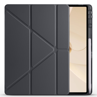 Huawei Matepad 12X Case Zore Tri Folding Stand Case with Pen Compartment - Zore