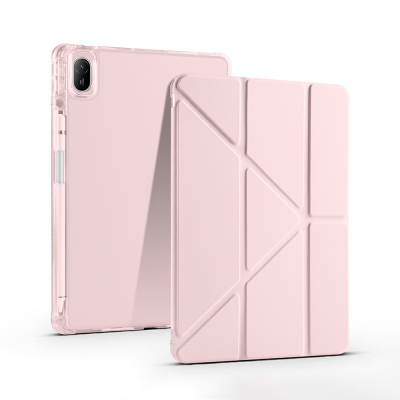 Huawei Matepad SE 11 Kılıf Zore Tri Folding Kalem Bölmeli Standlı Kılıf - Zore