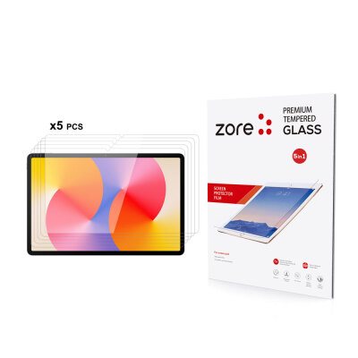 Huawei MatePad SE 11 Zore 5in1 Tablet Temperli Cam Ekran Koruyucu - Zore