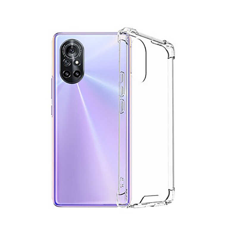 Huawei Nova 9 SE Kılıf Zore 2mm Anti Shock Silikon - Renksiz