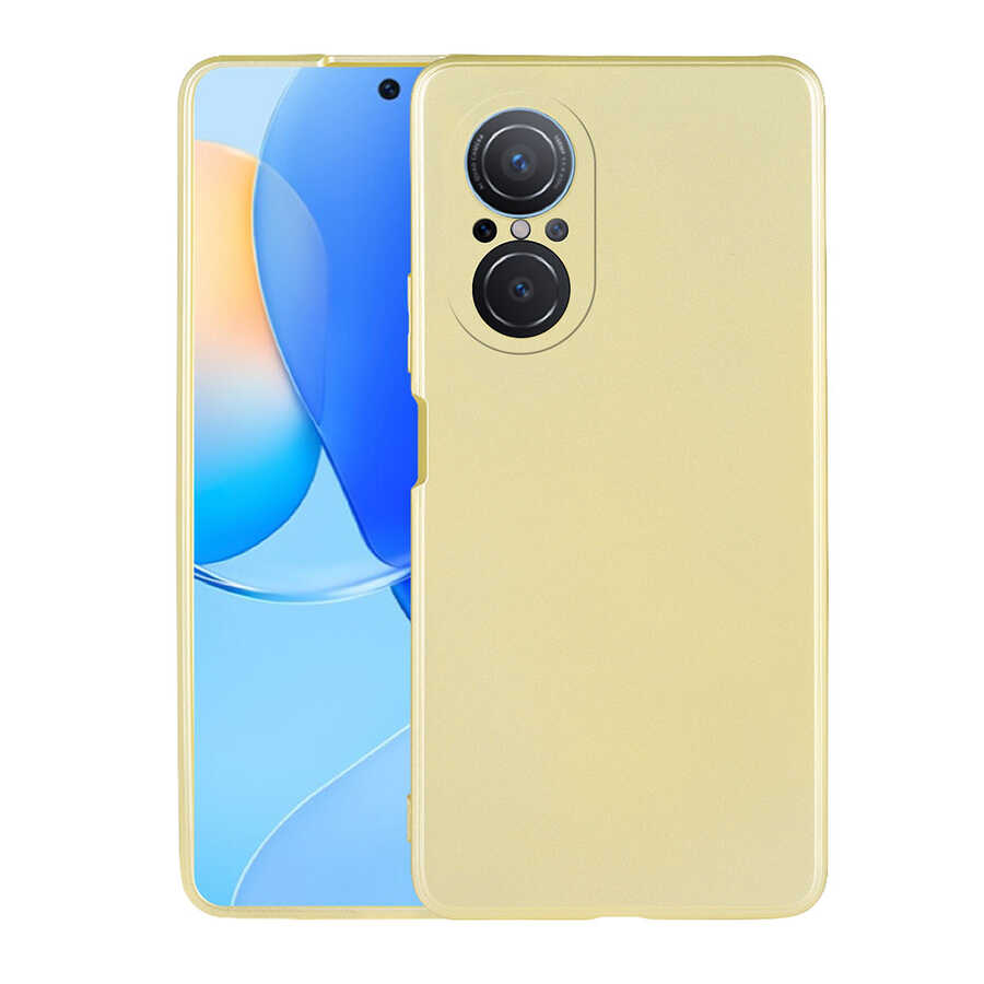 Huawei Nova 9 SE Kılıf Zore Premier Silikon Kapak - Gold
