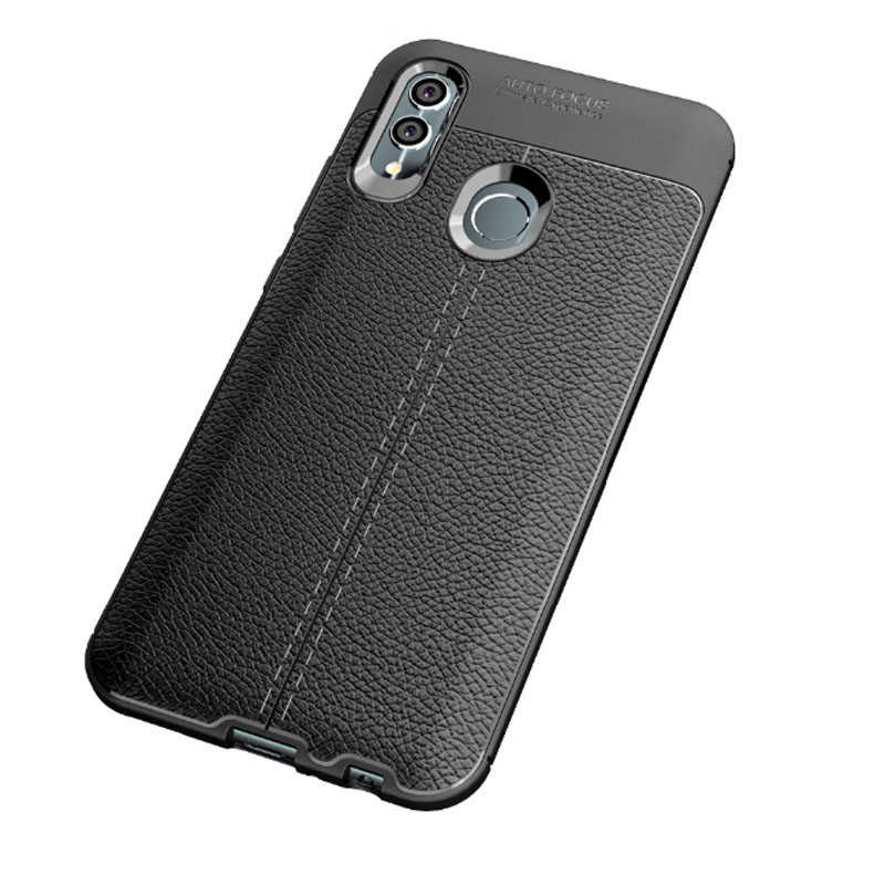 Huawei P Smart 2019 Kılıf Zore Niss Silikon Kapak - Siyah
