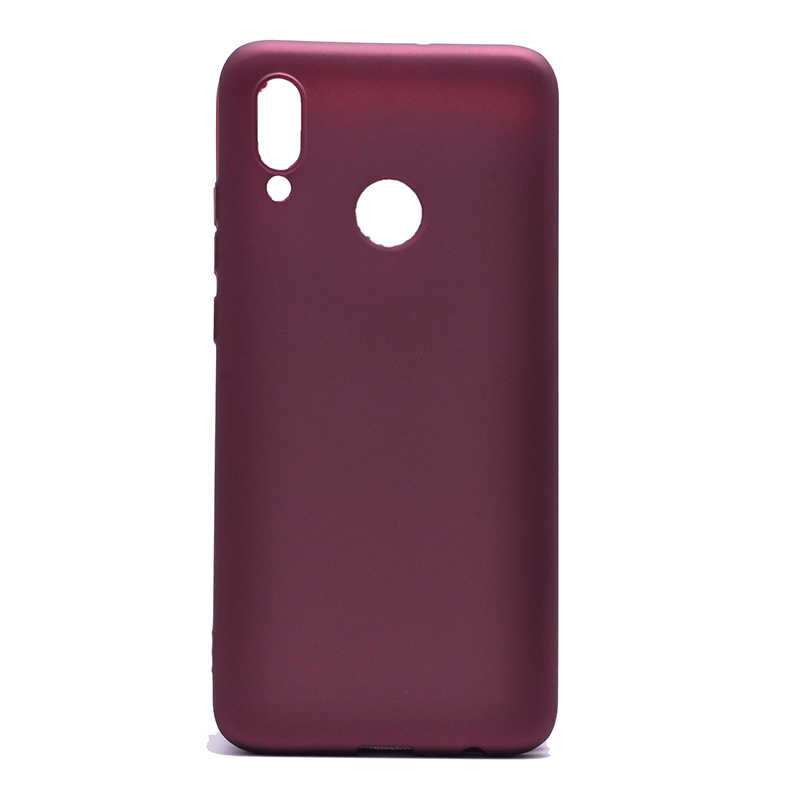 Huawei P Smart 2019 Kılıf Zore Premier Silikon Kapak - Mürdüm