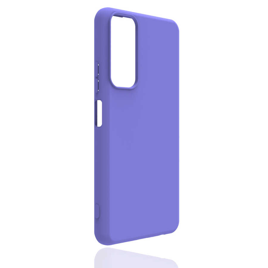 Huawei P Smart 2021 Kılıf Zore Biye Silikon - Mor