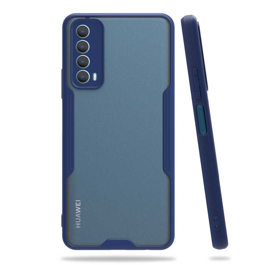 Huawei P Smart 2021 Kılıf Zore Parfe Kapak - Lacivert