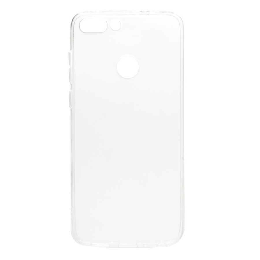Huawei P Smart Kılıf Zore Süper Silikon Kapak - Renksiz